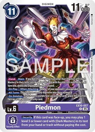 Piedmon — Sinister Order Digimon Card Game card by aky