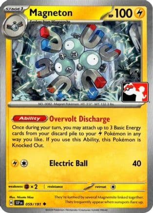 Magneton — Prize Pack Series Cards Pokémon TCG card by Yumi