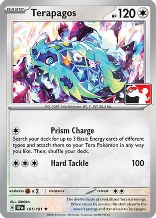 Terapagos - 161/191 — Prize Pack Series Cards