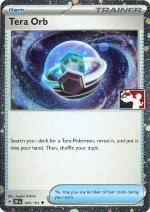 Tera Orb - 189/191 (Cosmos Holo) — Prize Pack Series Cards