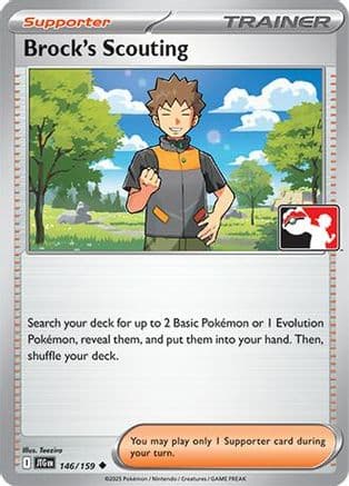 Brock's Scouting - 146/159 — Prize Pack Series Cards Pokémon TCG card by Teeziro