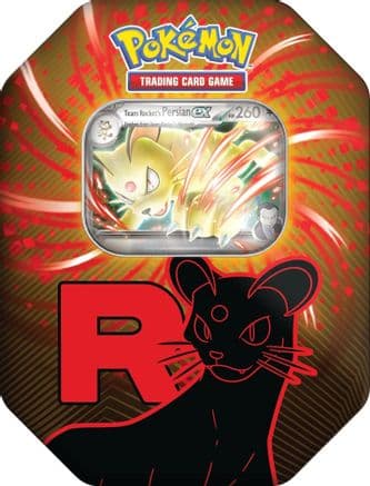 Team Rocket Tin [Team Rocket's Persian ex] (International Version) — Miscellaneous Cards & Products