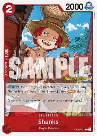 Shanks (007) — Legacy of the Master Release Event Cards