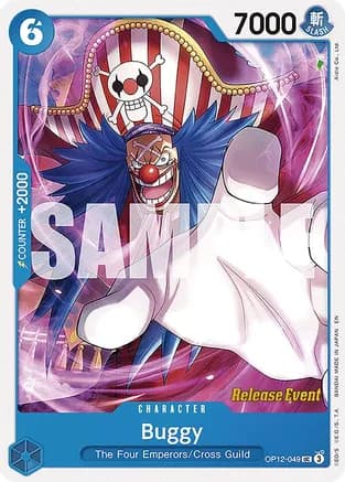 Buggy (049) — Legacy of the Master Release Event Cards One Piece Card Game card by Aidle Co., Ltd.