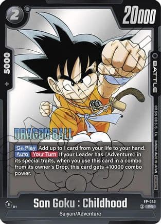 Son Goku : Childhood — Fusion World Promotion Cards and Packs