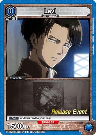 Levi (007) — UE10BT: Attack on Titan Release Event Cards