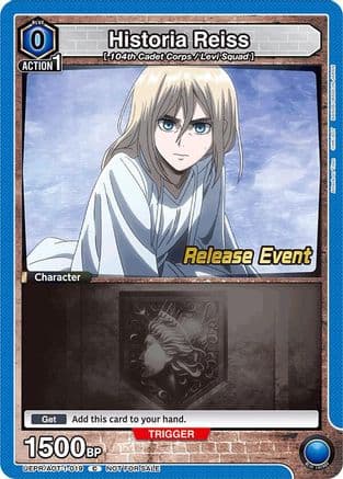 Historia Reiss (019) — UE10BT: Attack on Titan Release Event Cards