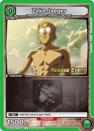 Zeke Jaeger (045) — UE10BT: Attack on Titan Release Event Cards