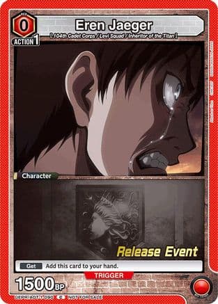 Eren Jaeger (090) — UE10BT: Attack on Titan Release Event Cards