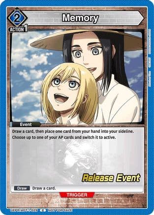 Memory — UE10BT: Attack on Titan Release Event Cards