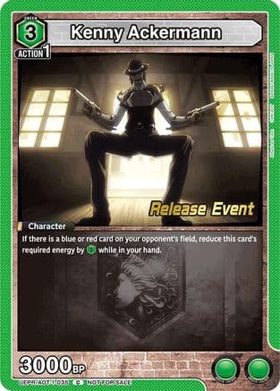 Kenny Ackermann (035) — UE10BT: Attack on Titan Release Event Cards