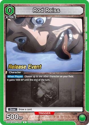 Rod Reiss — UE10BT: Attack on Titan Release Event Cards