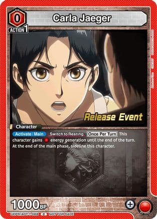 Carla Jaeger — UE10BT: Attack on Titan Release Event Cards
