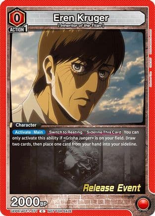 Eren Kruger — UE10BT: Attack on Titan Release Event Cards