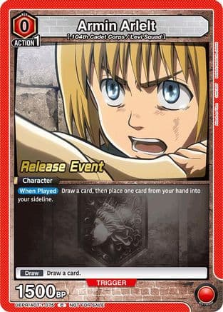 Armin Arlelt (075) — UE10BT: Attack on Titan Release Event Cards