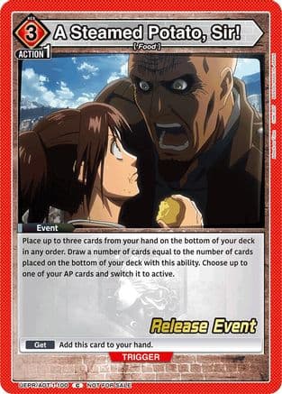 A Steamed Potato, Sir! — UE10BT: Attack on Titan Release Event Cards