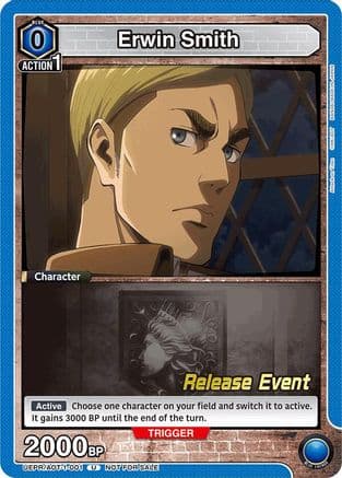 Erwin Smith (001) — UE10BT: Attack on Titan Release Event Cards