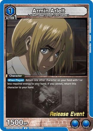 Armin Arlelt (015) — UE10BT: Attack on Titan Release Event Cards