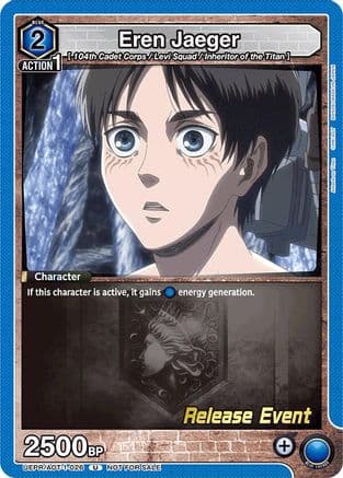 Eren Jaeger (026) — UE10BT: Attack on Titan Release Event Cards