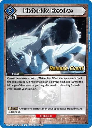 Historia's Resolve — UE10BT: Attack on Titan Release Event Cards