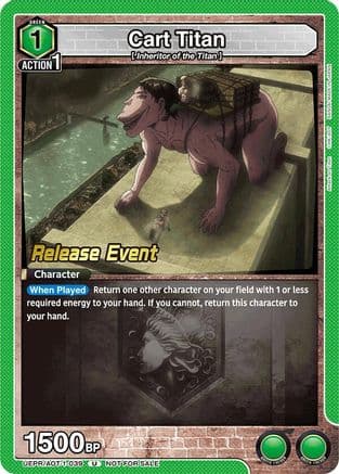 Cart Titan — UE10BT: Attack on Titan Release Event Cards