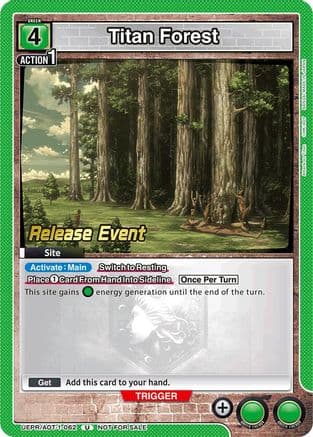 Titan Forest — UE10BT: Attack on Titan Release Event Cards