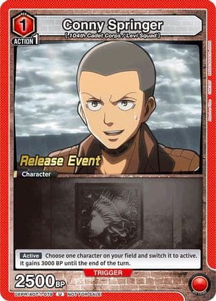 Conny Springer (079) — UE10BT: Attack on Titan Release Event Cards