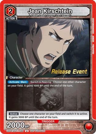Jean Kirschtein (084) — UE10BT: Attack on Titan Release Event Cards