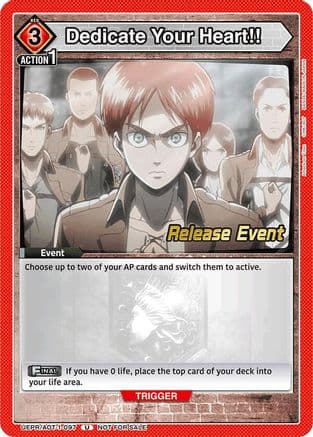 Dedicate Your Heart!! — UE10BT: Attack on Titan Release Event Cards