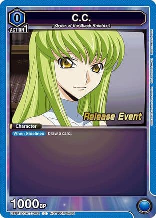 C.C. (002) — UEX03BT: CODE GEASS: Lelouch of the Rebellion Vol.2 Release Event Cards