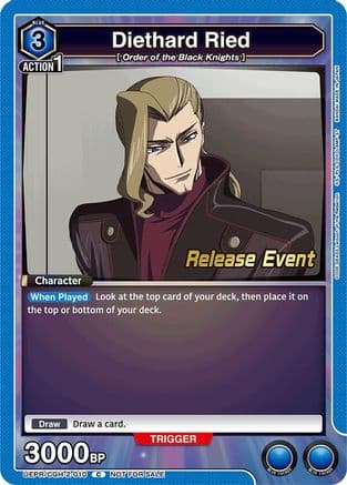 Diethard Ried — UEX03BT: CODE GEASS: Lelouch of the Rebellion Vol.2 Release Event Cards