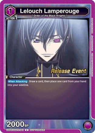 Lelouch Lamperouge (041) — UEX03BT: CODE GEASS: Lelouch of the Rebellion Vol.2 Release Event Cards