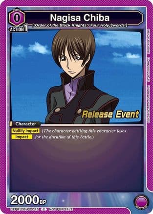 Nagisa Chiba — UEX03BT: CODE GEASS: Lelouch of the Rebellion Vol.2 Release Event Cards