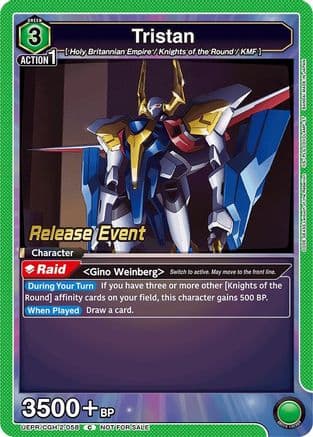Tristan — UEX03BT: CODE GEASS: Lelouch of the Rebellion Vol.2 Release Event Cards Union Arena card by Gino Weinberg