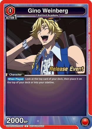 Gino Weinberg (067) — Union Arena card