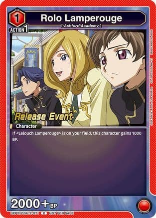 Rolo Lamperouge (071) — Union Arena card