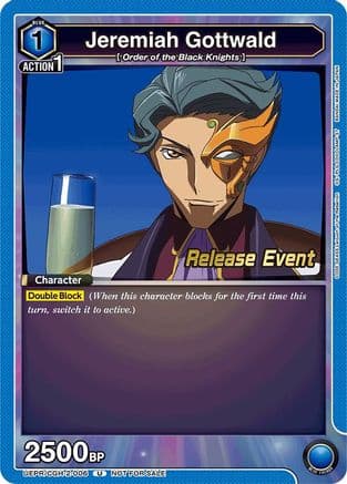 Jeremiah Gottwald — UEX03BT: CODE GEASS: Lelouch of the Rebellion Vol.2 Release Event Cards