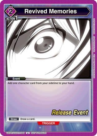 Revived Memories — UEX03BT: CODE GEASS: Lelouch of the Rebellion Vol.2 Release Event Cards