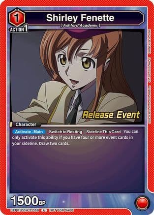 Shirley Fenette — UEX03BT: CODE GEASS: Lelouch of the Rebellion Vol.2 Release Event Cards