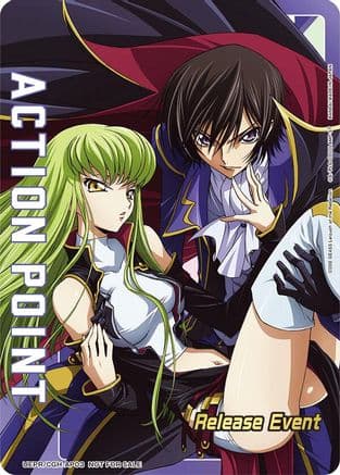 Action Point Card (Release Event Participation) — UEX03BT: CODE GEASS: Lelouch of the Rebellion Vol.2 Release Event Cards