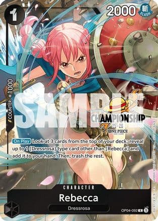 Rebecca (CS 25-26 Celebration Pack) — One Piece Promotion Cards