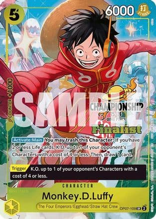 Monkey.D.Luffy (CS 25-26 Finalist Card Set 1) — One Piece Promotion Cards