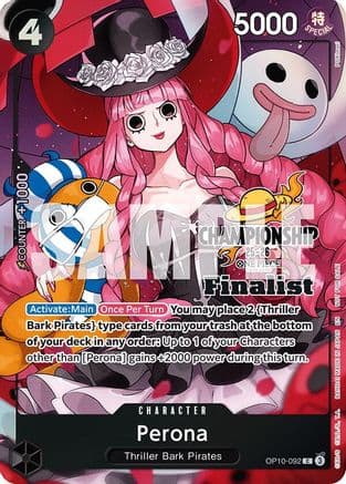 Perona (CS 25-26 Finalist Card Set 1) — One Piece Promotion Cards