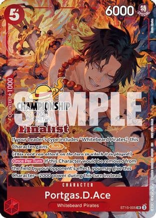 Portgas.D.Ace (CS 25-26 Finalist Card Set 1) — One Piece Promotion Cards