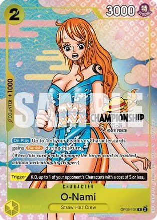 O-Nami (CS 25-26 Event Pack Finalist Ver.) — One Piece Promotion Cards