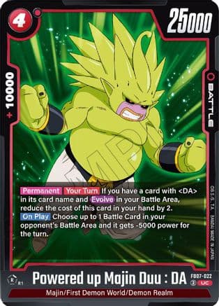 Powered up Majin Duu : DA — Wish For Shenron