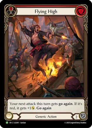 Flying High (Red) - LGS411 — Flesh and Blood: Promo Cards