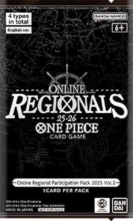 Online Regional Participation Pack 2025 Vol.2 — One Piece Promotion Cards