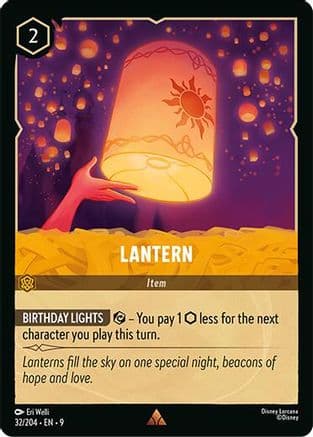 Lantern — Fabled Disney Lorcana card by Eri Welli