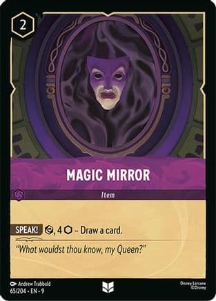 Magic Mirror — Fabled Disney Lorcana card by Andrew Trabbold